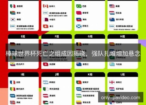 棒球世界杯死亡之组成因揭晓,强队扎堆增加悬念 棒球世界杯死亡之组成因揭晓,强队扎堆增加悬念